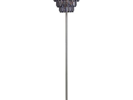 Meg Black Chrome Floor Lamp Hot on Sale