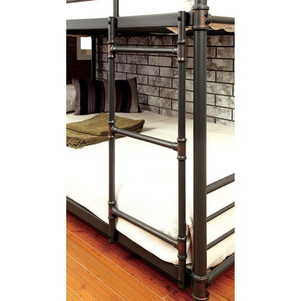 Olga I Antique Black Twin Twin Twin Bunk Bed Hot on Sale