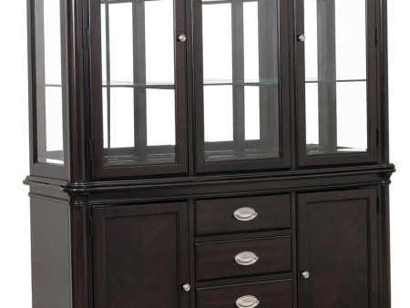 Marston Buffet with Hutch in Dark Cherry 2615DC-50-55 on Sale