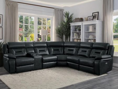 Amite 6pc Sectional Sofa in Dark Gray Fashion