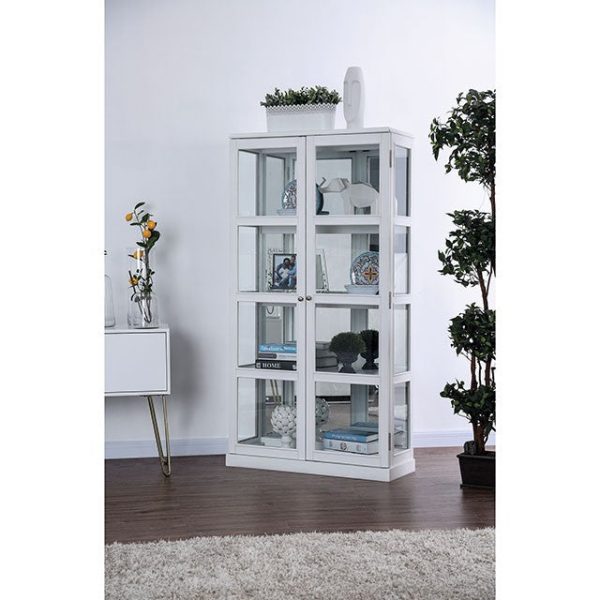 Vilas White Curio Cabinet Cheap