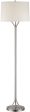 60 H Gemma  1-Light Compact Fluorescent Floor Lamp Polished Steel Hot on Sale