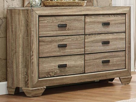 Beechnut 6 Drawer Dresser in Natural 1904-5 Sale