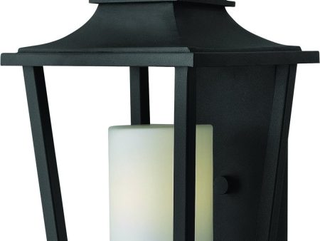 18 H Sullivan 1-Light Medium Outdoor Wall Lantern Black Cheap