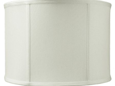 14 W x 10 H Drum Lamp Shade Premium Light Oatmeal Linen on Sale