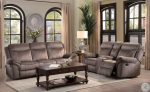 Aram Double Glider Reclining Sofa in Dark Brown 8206NF-3 Online Sale