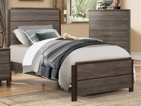 Vestavia Twin Bed in Gray 1936T-1 Online