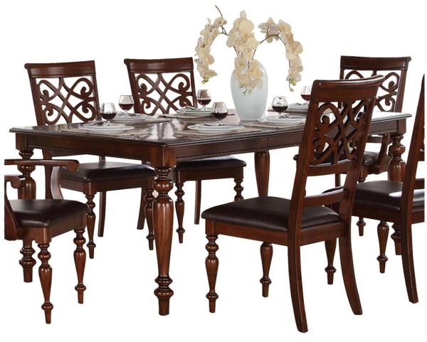 Creswell Dining Table in Dark Cherry 5056-78 Online Hot Sale