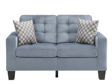 Lantana Loveseat in Gray 9957GY-2 Online