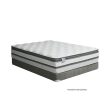 SIDDALEE White Gray 16  Euro Pillow Top Mattress, Queen Hot on Sale