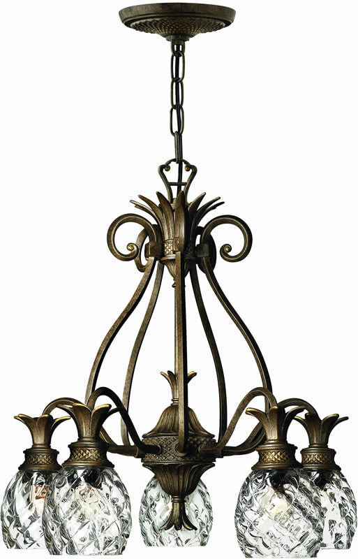 22 W Plantation 5-Light Chandelier Pearl Bronze Online Hot Sale