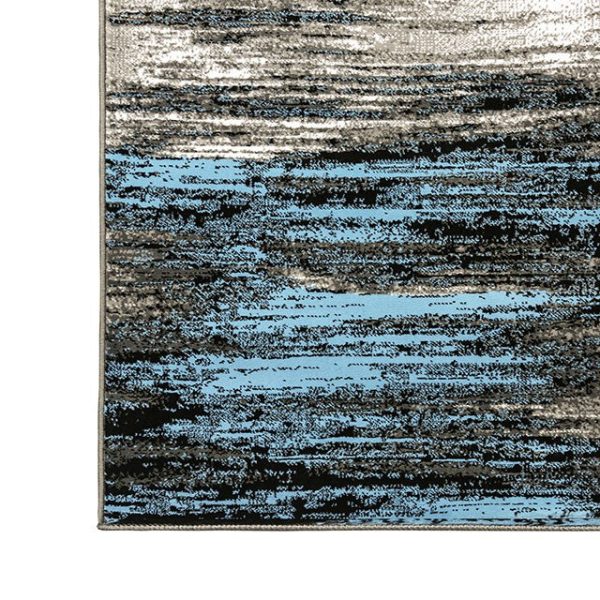 Sivas Gray Blue 8  X 10  Area Rug Discount