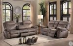 Aram Double Glider Reclining Sofa in Dark Brown 8206NF-3 Online Sale