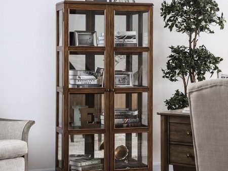 Vilas Oak Curio Cabinet Cheap