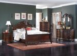 Deryn Park Queen Poster Bed in Cherry 2243-1* Hot on Sale