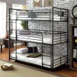 Olga I Antique Black Twin Twin Twin Bunk Bed Hot on Sale