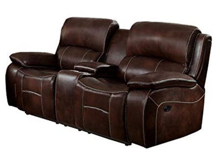 Mahala Double Reclining Loveseat in Brown 8200BRW-2 Online Hot Sale