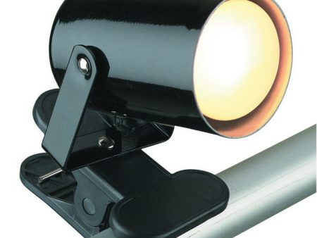 5 H Clip-On Spotlight Table Lamp Black Uplight LS-119BLK Online now