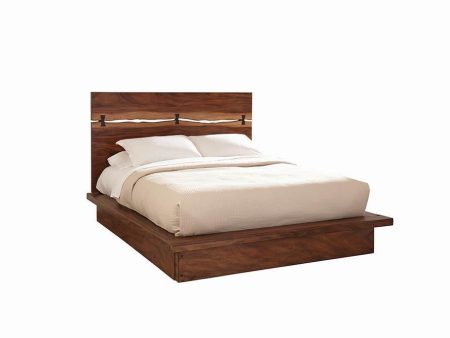 Winslow Eastern King Bed Smokey Walnut and Coffee Bean on Sale