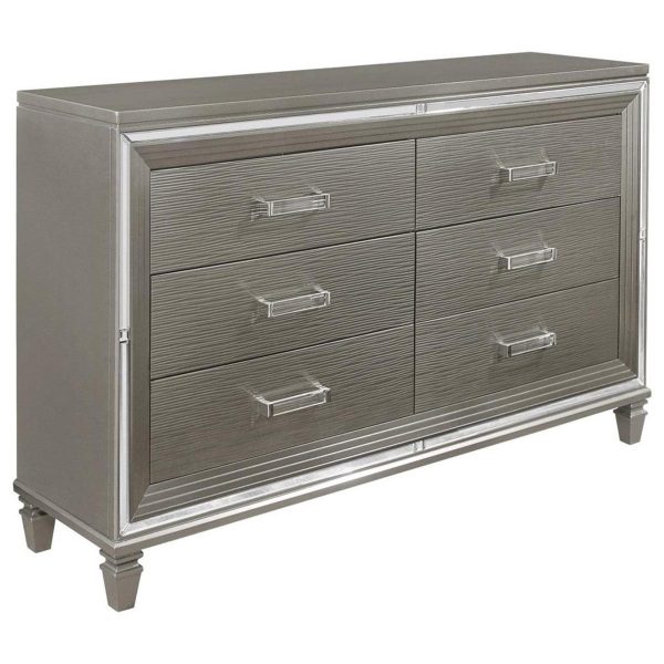 Tamsin Dresser in Silver Grey Metallic 1616-5 Supply