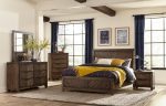 Parnell Queen Panel Bed in Rustic Cherry 1648-1* For Sale