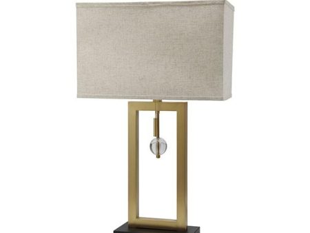 Tara Gold 9.5 H Table Lamp For Sale