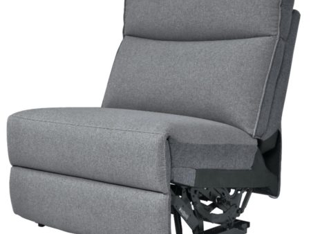 Maroni Power Armless Reclining Chair in Dark Gray Light Gray 8259-ARPW Online Sale