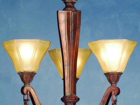 20 W Oakland 3-Light Chandelier Cheap