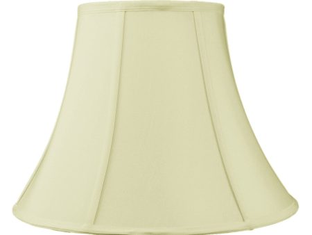 16 W x 12 H Egg Shell Shantung Bell Lampshade For Cheap