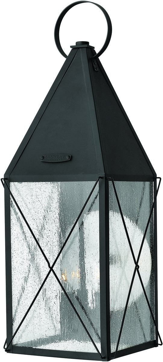 25 H York 3-Light Large Outdoor Wall Lantern Black For Cheap