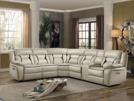 Amite 6pc Sectional Sofa in Beige Hot on Sale