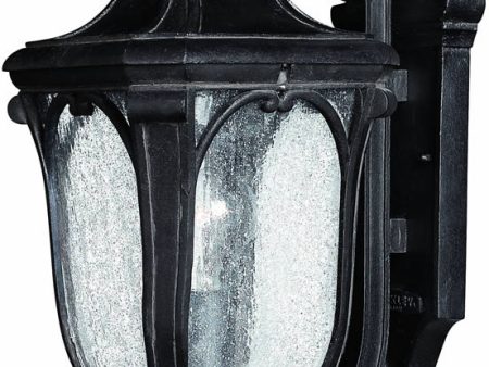 18 H Trafalgar 1-Light Outdoor Wall Lantern Museum Black Online