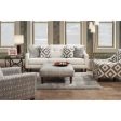 PARKER Gray Pattern Ottoman on Sale