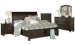 Begonia King Platform Bed in Gray 1718KGY-1EK* Online Hot Sale