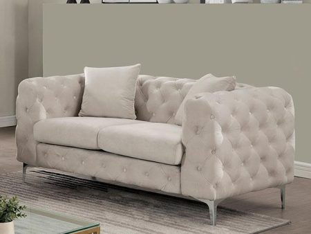 SAPPHIRA Loveseat, Beige Discount