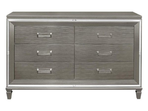 Tamsin Dresser in Silver Grey Metallic 1616-5 Supply