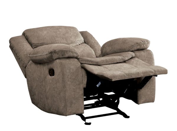 Bastrop Glider Reclining Chair in Brown 8230FBR-1 Sale