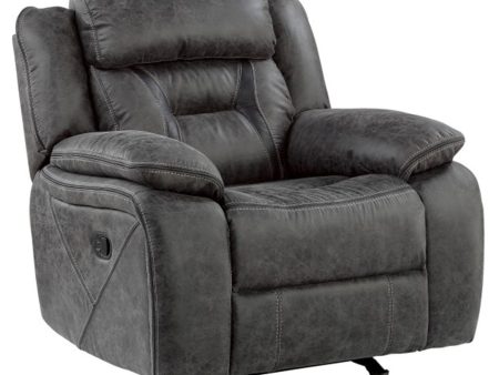 Madrona Hill Glider Reclining Chair in Gray 9989GY-1 Fashion