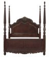 Deryn Park Queen Poster Bed in Cherry 2243-1* Hot on Sale