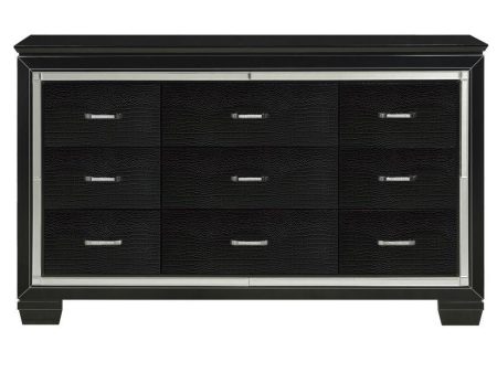 Allura Dresser in Black 1916BK-5 For Sale