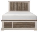 Arcadia King Panel Bed in White & Weathered Gray 1677K-1EK* Online Hot Sale