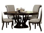 Savion Round Oval Dining Table in Espresso 5494-76* Online Sale