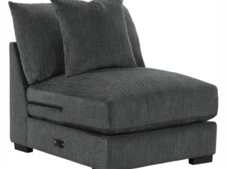 Worchester Armless Chair in Gray 9857DG-AC on Sale