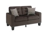 Lantana Loveseat in Chocolate 9957CH-2 on Sale