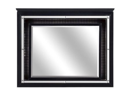 Allura Mirror in Black 1916BK-6 Sale