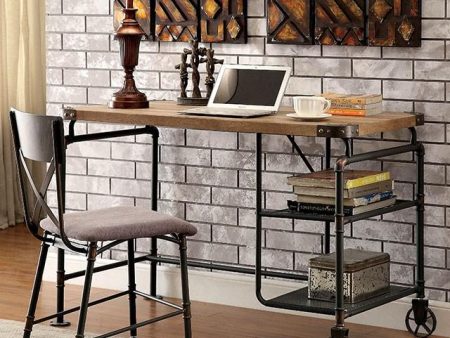 OLGA Antique Black Desk For Discount