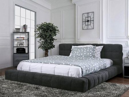 Wolsey Dark Gray Cal.King Bed Cheap