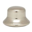 1 H Nickel Finish Finial Cap for Lampshades and Harps Sale