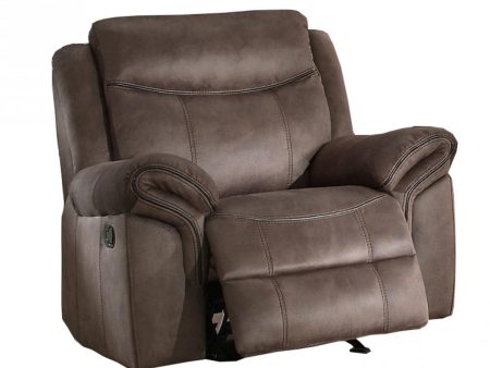 Aram Glider Reclining Chair in Dark Brown 8206NF-1 Online Hot Sale