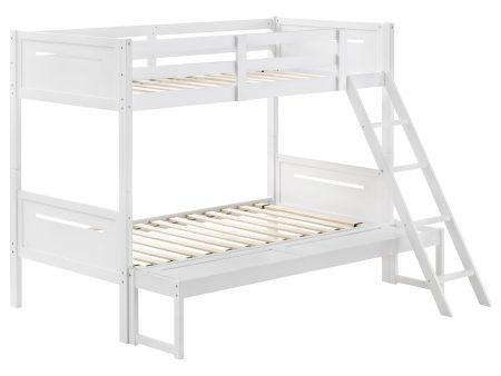 Littleton Twin Over Full Bunk Bed White Online Sale